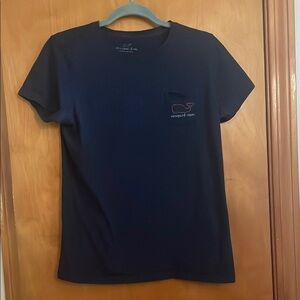 Vineyard Vines Blue and Pink Short Sleeve Tee